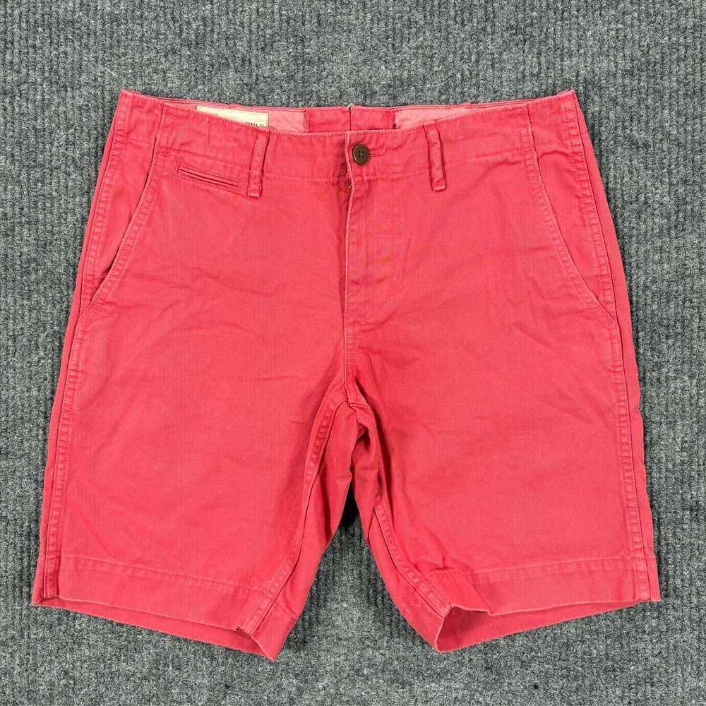 Denim & Supply Ralph Lauren‎ Shorts Mens 30 Pink Chino Flat Front Casual Preppy